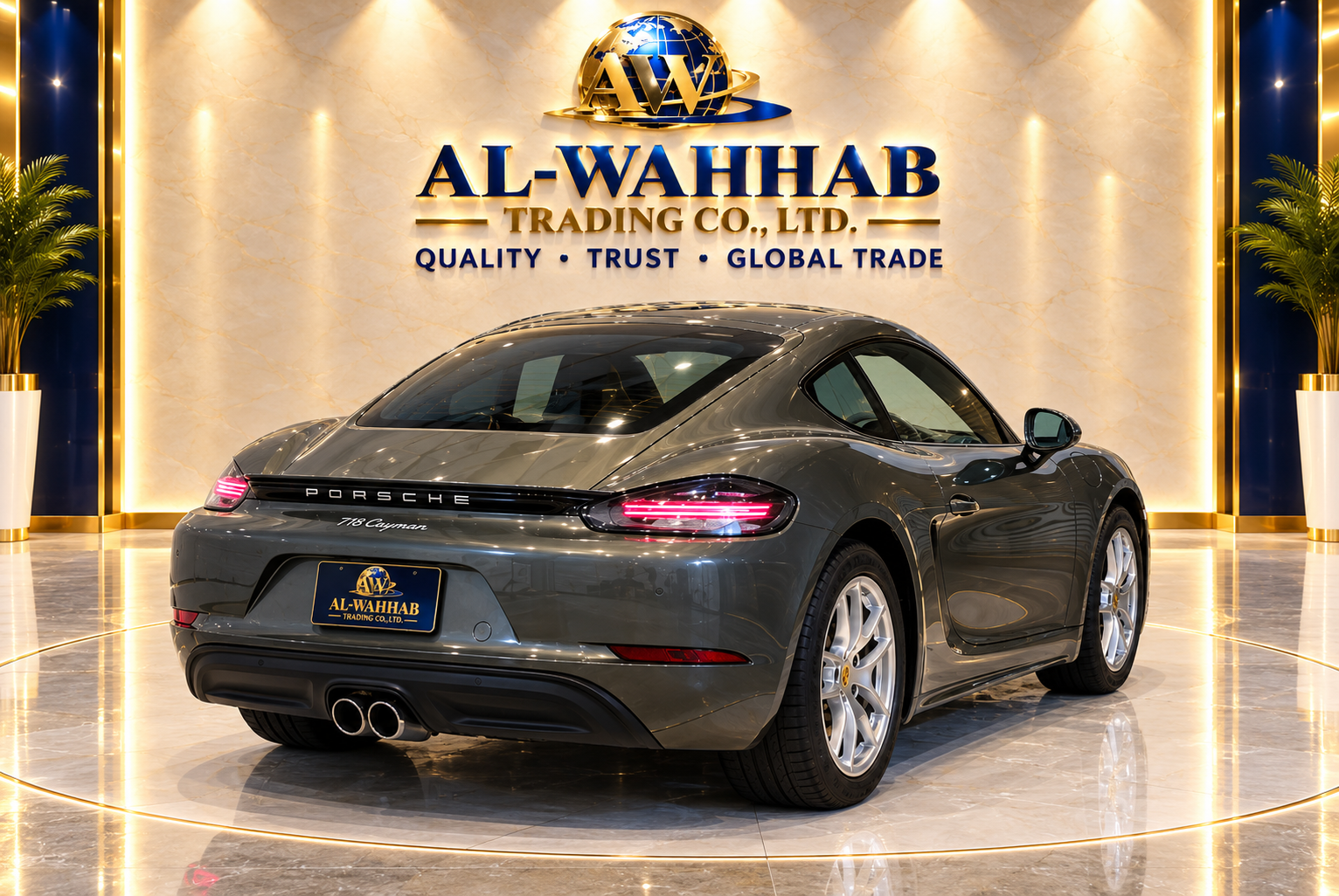 2024 PORSCHE 718 CAYMAN 2.0 Rearview camera, sport tailpipe photo 6