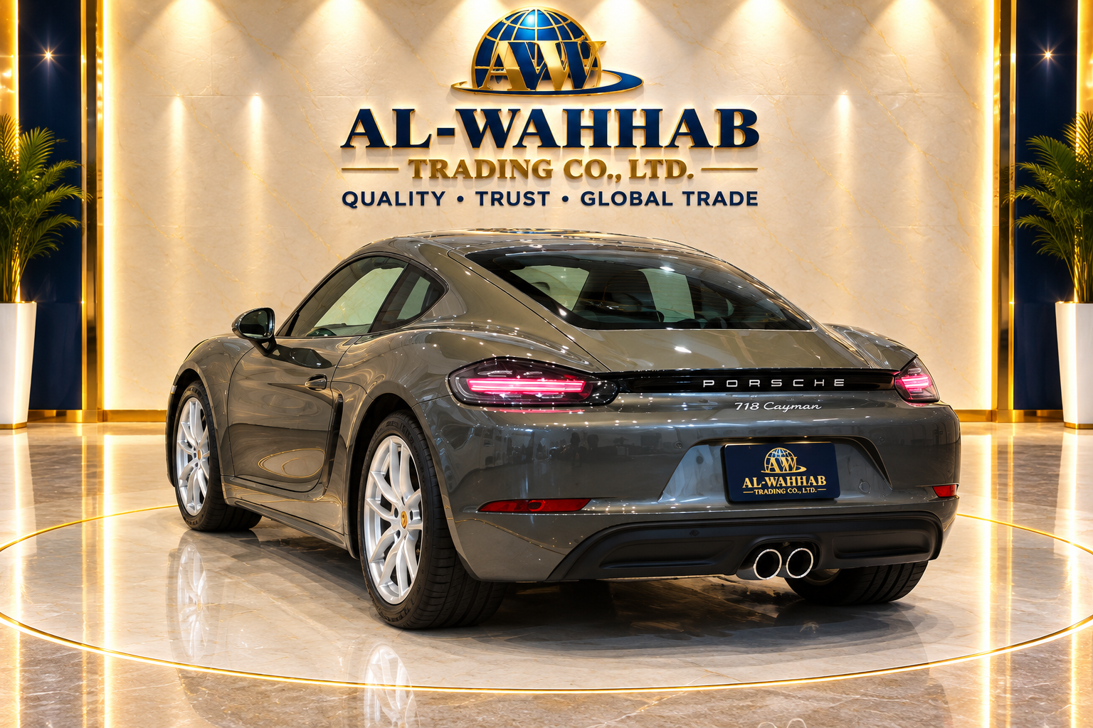 2024 PORSCHE 718 CAYMAN 2.0 Rearview camera, sport tailpipe photo 8